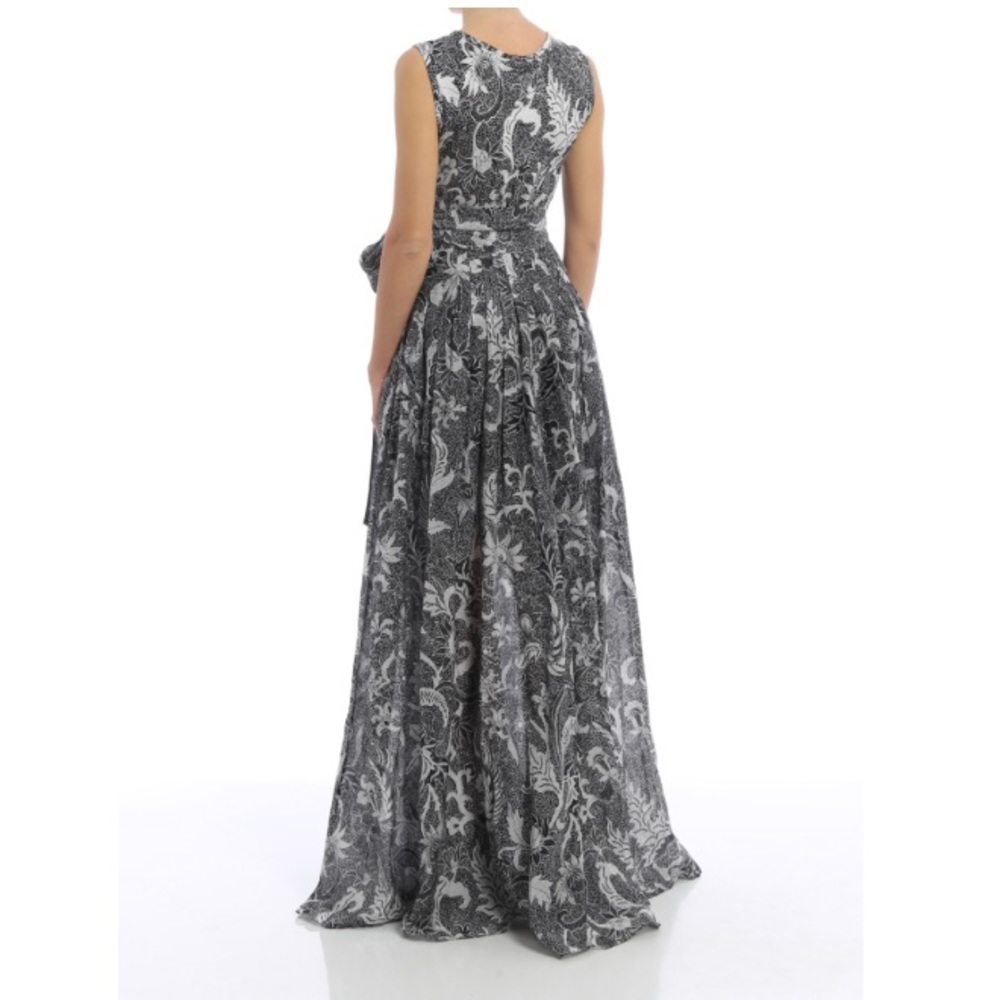 DVF Black and white printed maxi dress - Picture 2 of 3